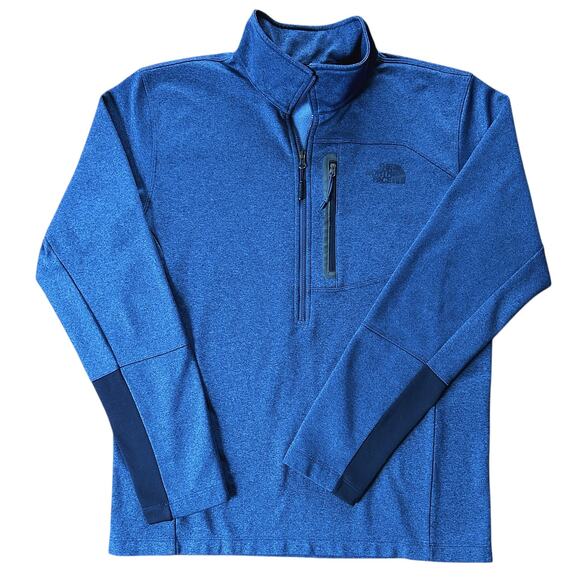 The North Face Canyonlands Half-Zip Blue Pullover Jacket Men's Medium - Picture 1 of 6